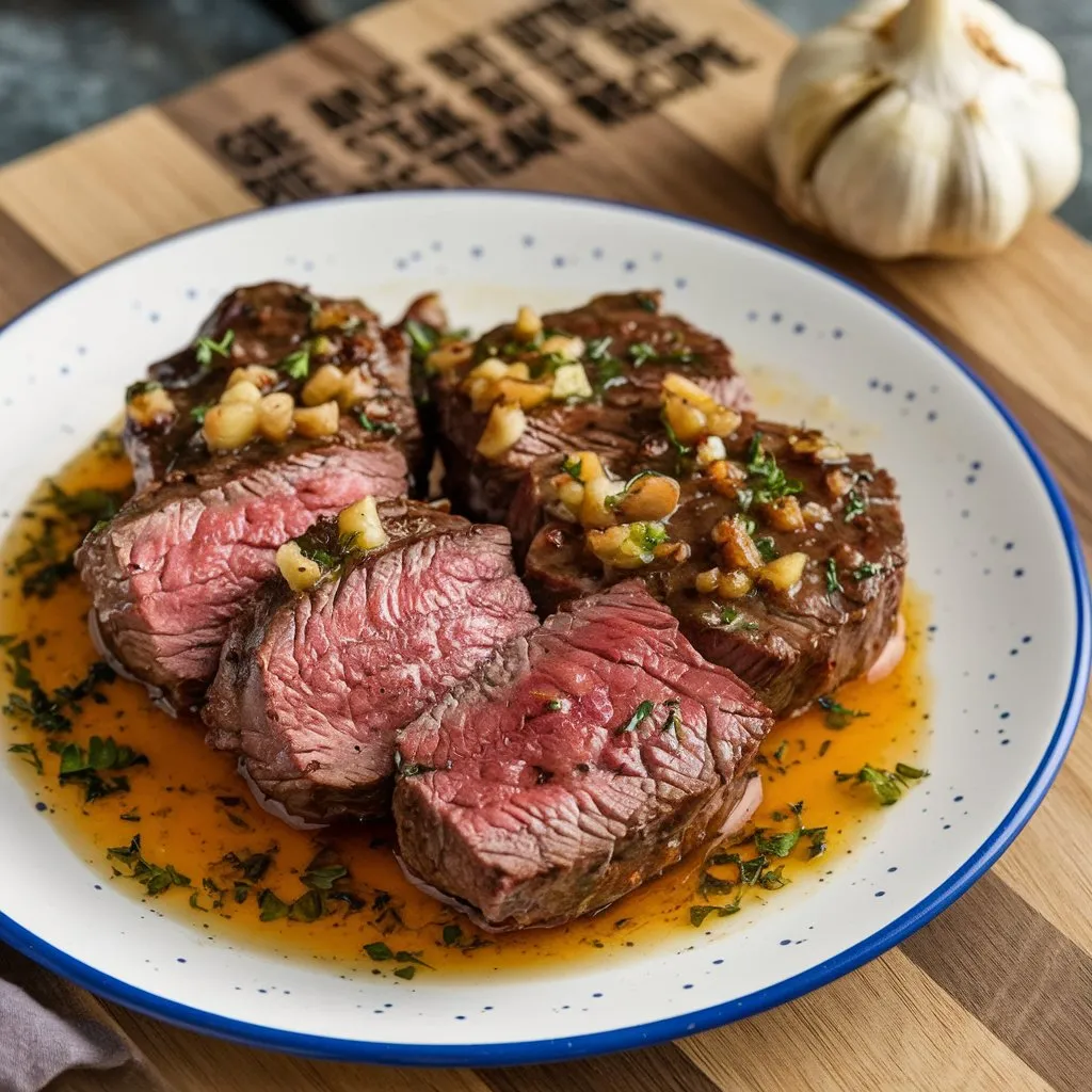 Butter Steak Bites And Potatoes