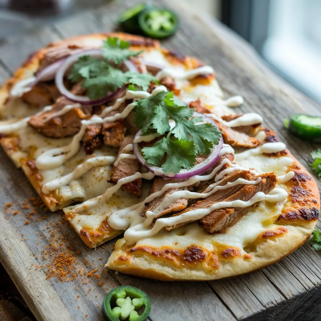 bbq chicken flatbread